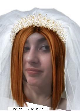 matrimoniale :) - & the ugliest bride of all .. ME - Frecatul mentei